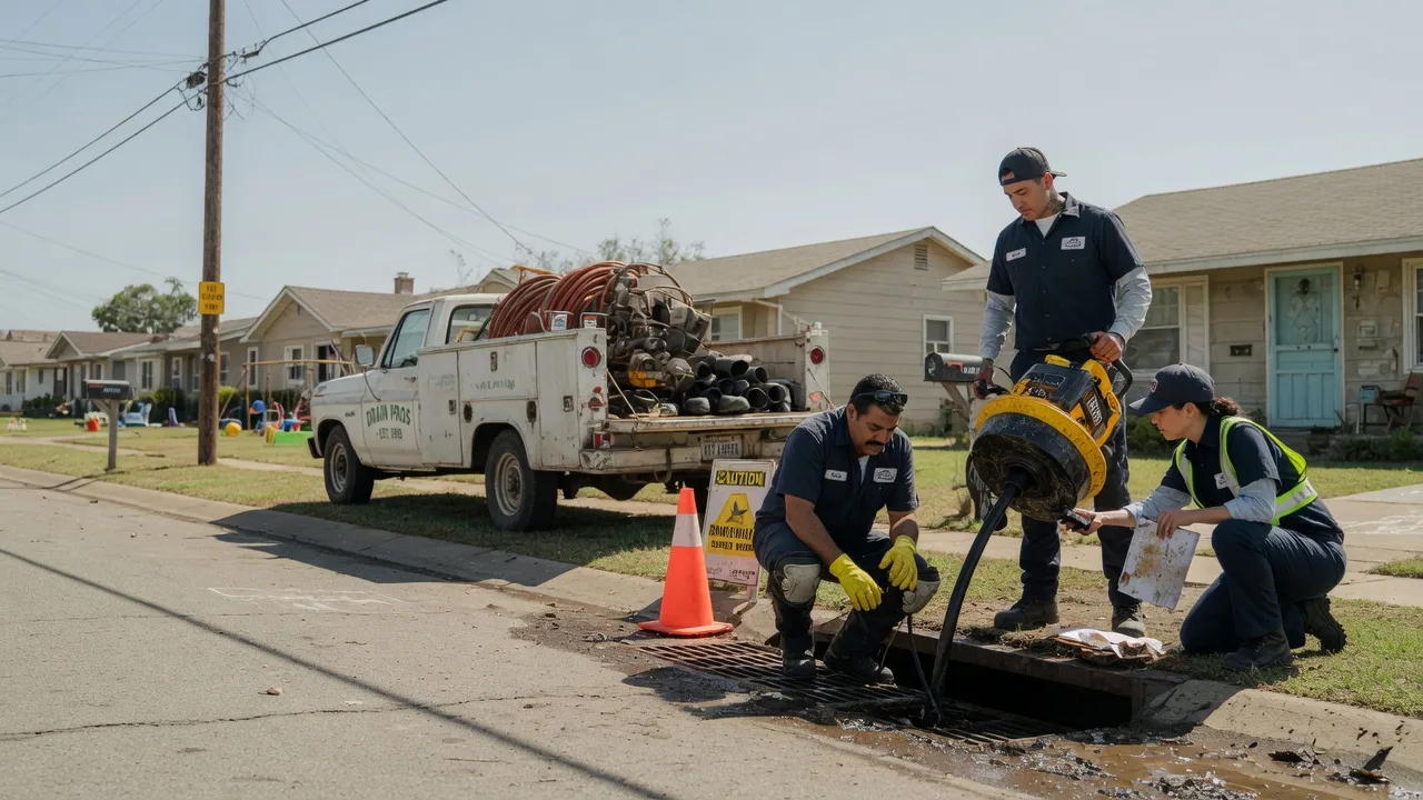 Drain Cleaning in Sanderson, TX near me